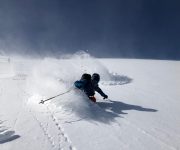 Heli-skiing